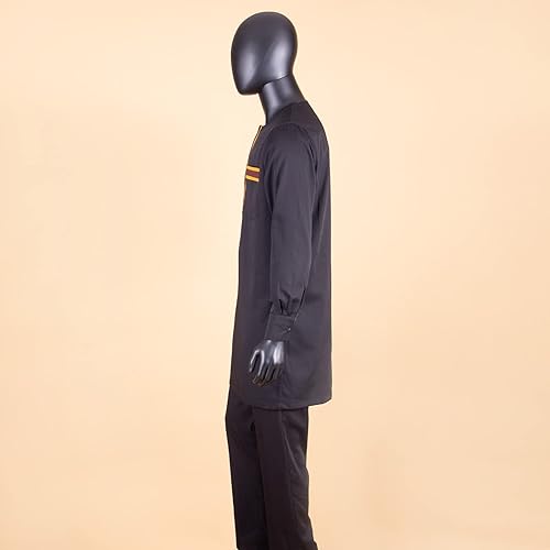 Miniatura 4 de Hombres africanos Ropa Dashiki Abrigos+Ankara Pantalones Conjunto de Ropa Attire Bazin Riche Outfit Chándal Outwear