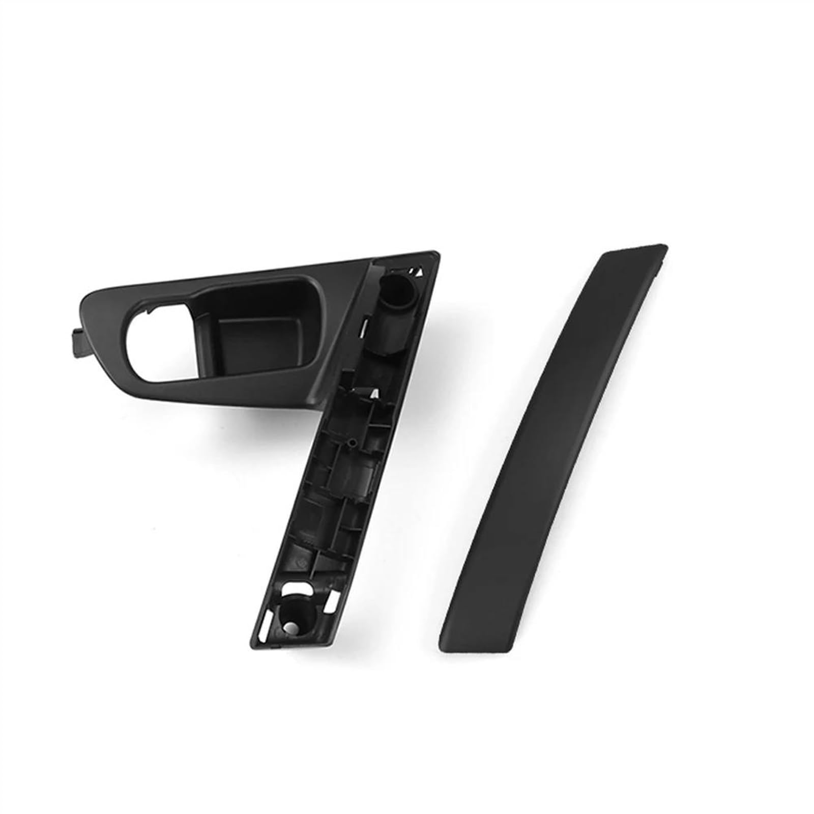Blnetu Left Handle Black For Nissan For Qashqai J10 2007-2015 80945-Je50a 80944-Je50a Car Door Handle Base Internal Handle Handle Cover (Left Handle Black)