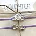 Mother daughter bracelet SET, Mommy and me, Matching Bracelets for Mother and daughter, Adjustable Infinity Bracelets, Mother's Day Gift, Gift for Mom from Daughter