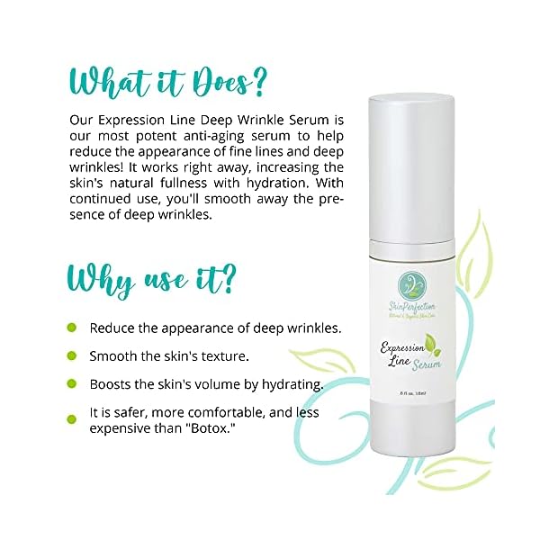 Expression Line Deep Wrinkle Anti-Aging Serum Matrixyl 3000 Argireline Syn-Ake Snap 8 Spin Trap Hyaluronic Acid Crow's Feet Forehead Skin Perfection