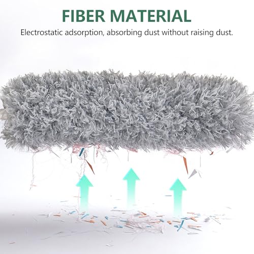 Image of SetSail Dusters for Cleaning, 100-inch Extra-Long Duster with Extension Pole Bendable Microfiber Head Washable Ceiling Fan Cleaner Duster Kit for High Ceilings, Corner, Furniture