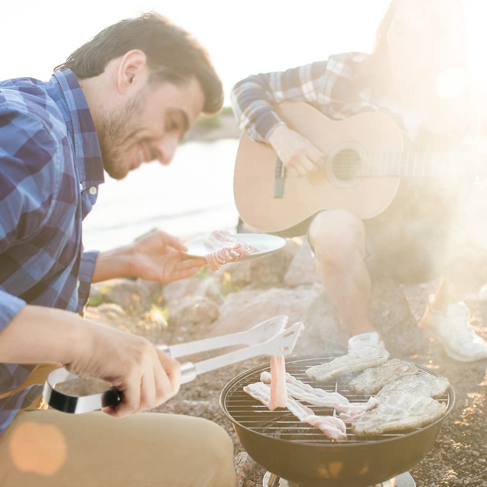 Home BBQ Grill Set di Attrezzi Accessori per Barbecue in Acciaio Inossidabile Set di Posate Attrezzi per Barbecue