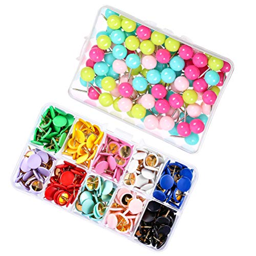 Conjunto de pinos de plástico coloridos Liobo 400 pçs com pinos coloridos para desenhar para calendá
