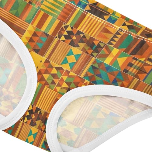 Cotton Girls Underwear Toddler Vibrant Geometric Shapes Cute Panties Girl Print Undies Kids Briefs 2t4