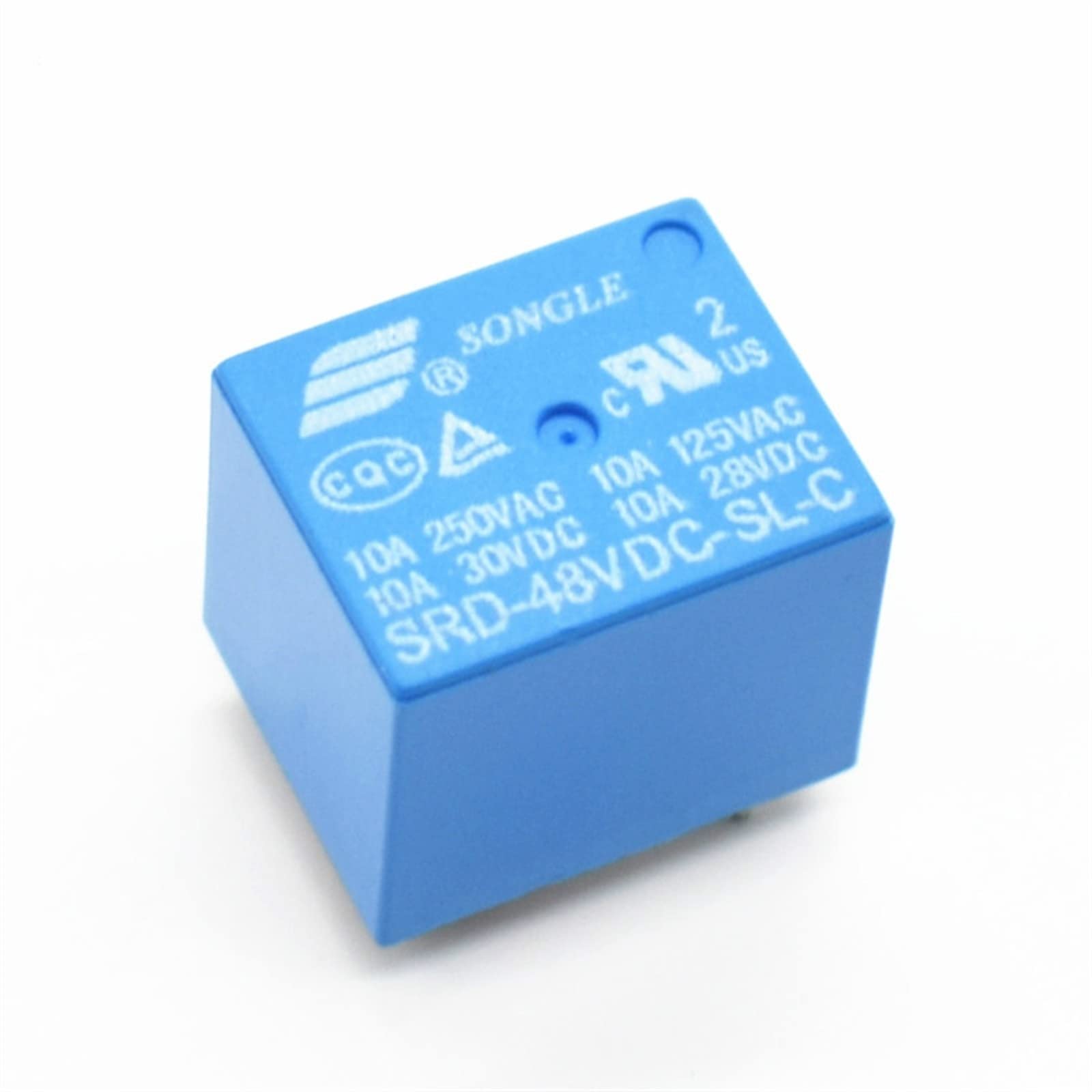 AQHYEBNSR 1pcs Power Relays PCB Type SRD-48VDC-SL-C 9V 10A 250VAC 5PIN T73
