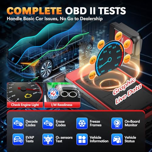 Autel MD909 PRO MaxiDiag OBD2 Scanner, 2026 MD909PRO BT Lite of MaxiCOM MK808S MX808S MK900, CAN FD, All System Diagnostic Tool, Up of MD906 PRO MD808 MD806, 11 Service, Battery Test, Free Update, FCA - Image 7