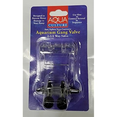 Aquarium 2-1/2 Way Gang Valve, 1 Ct-Aqua Culture-0002780690475 Cover