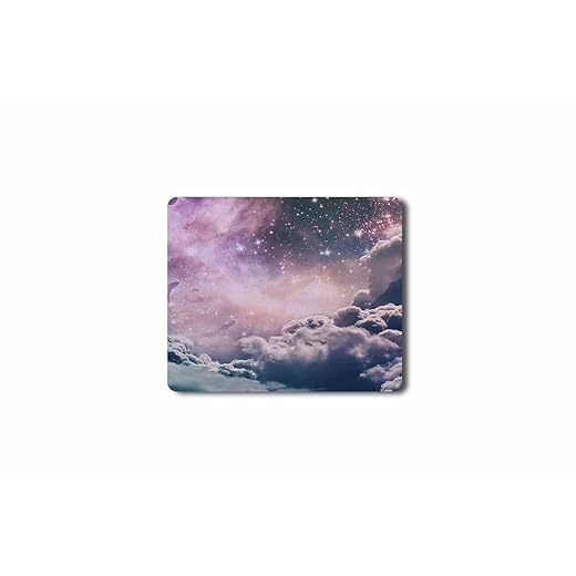 Twinkling Star in Sky Mouse Pad Suitable for Gaming, Computer, Laptop|Galaxy|Ultimate Grip, Anti-Slippery, Dust Free, Optical Friendly Rectangular Mouse Pad Without Wrist Support|Works With Any Standard Mouse (Laser, Optical and Bluetooth Mouse)