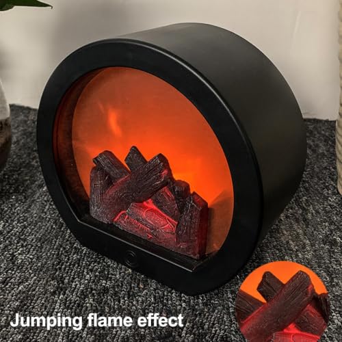 Efecto de llama chimenea interior para iluminar rincones oscuros de casa 5
