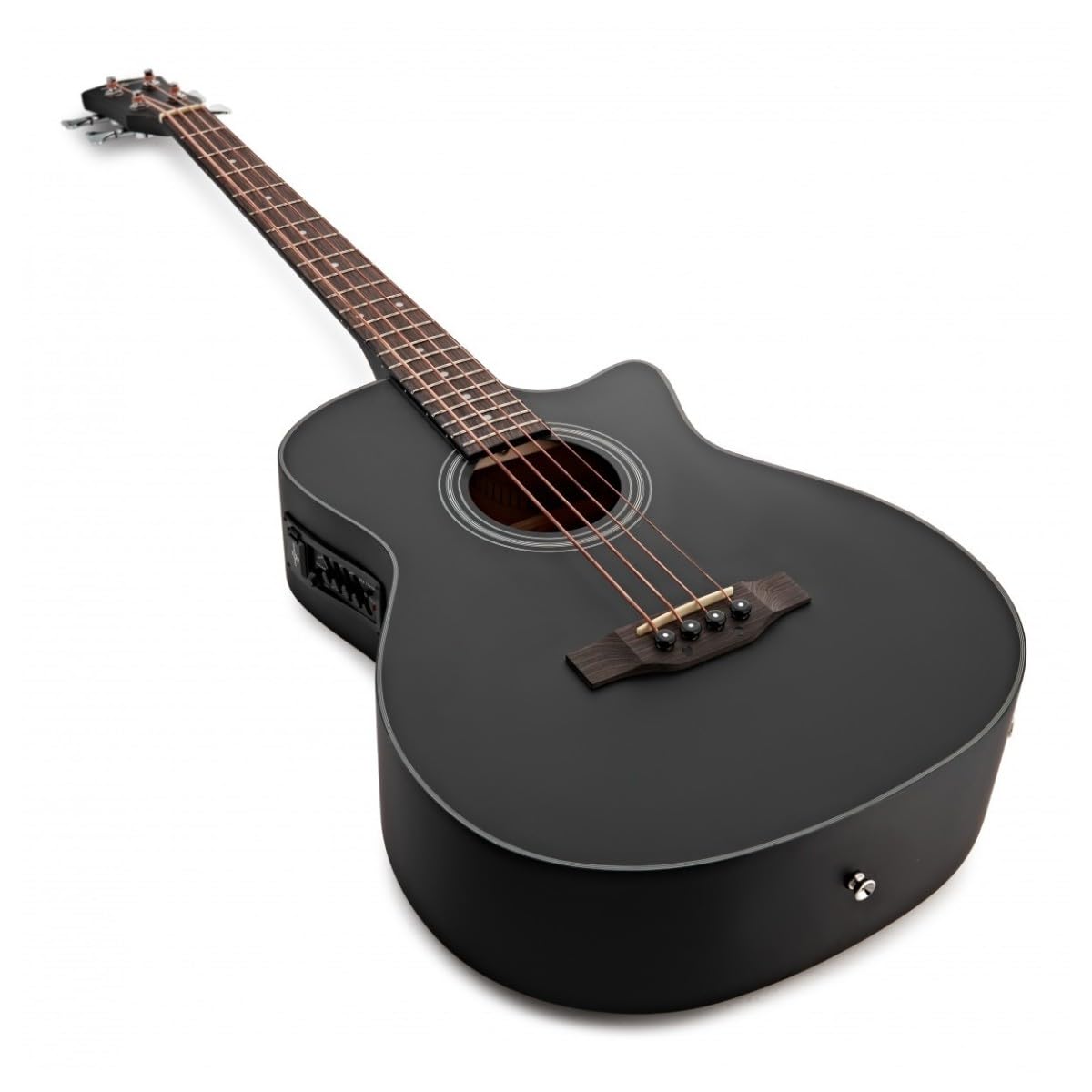 Akustische Bassgitarre AB-100BK von Gear4music schwarz