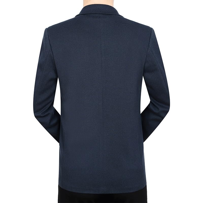 Mens Blue Vintage Blazers Tweed Sport Coat Regular Fit Suit Jacket for Daily Party Business2