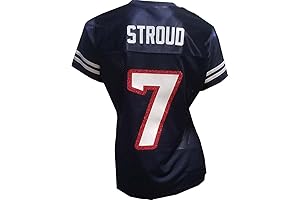 CJ Stroud Navy Blue Glittery Women's Jersey Size XL