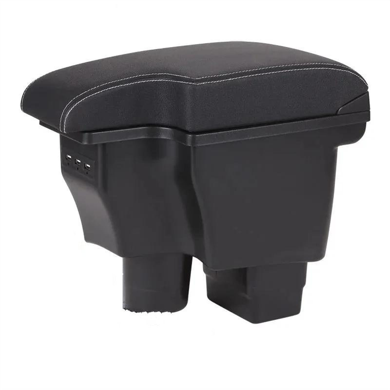 NMJLQW Storage Rack Car Center Console Storage Box Armrest Box Storage Box Modification Accessories For 2 Skyactiv Version Cx3 CX-3(A3 Artificial leather)