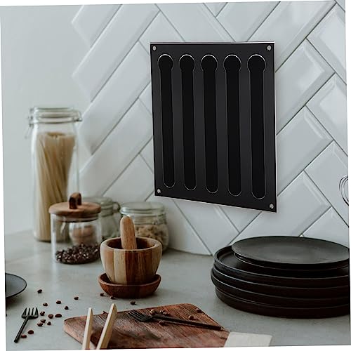 Support mural acrylique capsules café - Rangement horizontal dosettes de cuisine - 3