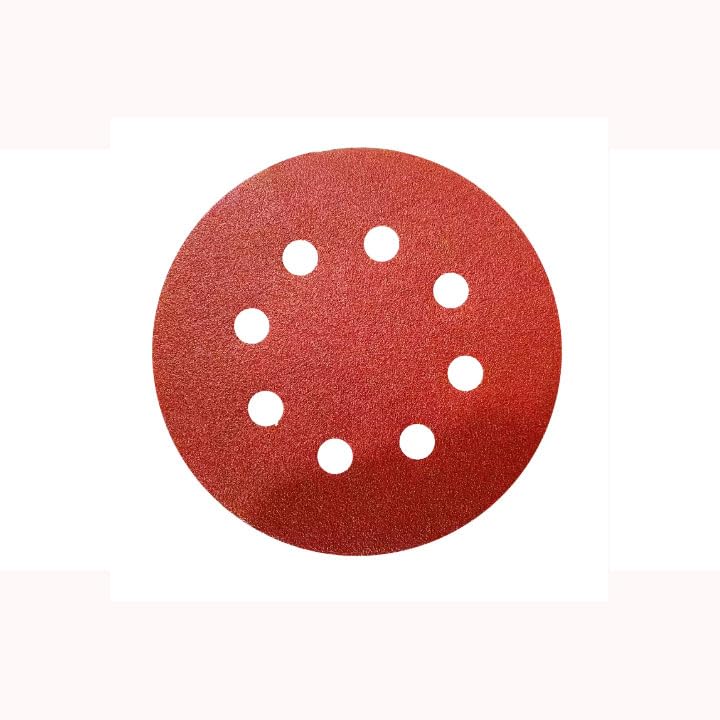 Lekshika Velcro Sanding Disc 7-Inch | Aluminium Oxide Hook & Loop 8-Hole Sanding Sheet for Wood, Metal, Wall & Paint Removal | High Performance Abrasive Disc (Grit 220, 15) 2
