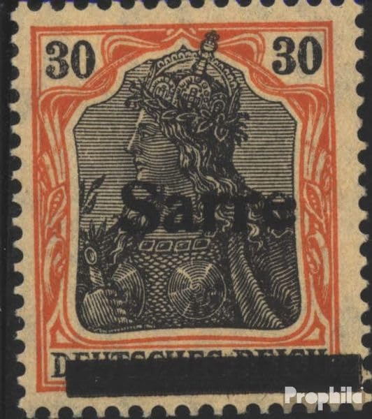 Sellos de Sarre Germania 1920 Prophila 10x usados para filatelia