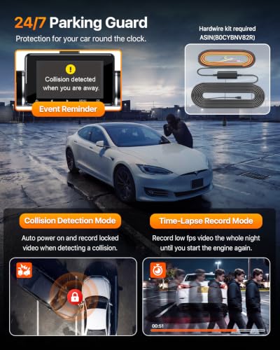 Icesky 4K Dash Cam 4 Channel