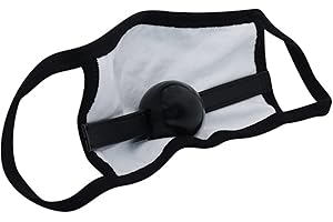 Bondage Removable Mask Gag Dildo Strap Mouth Gag Ball Kit for Women...