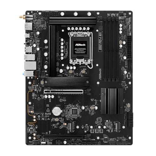 Image of ASRock B860 Pro A WiFi 6E Intel Core Ultra DDR5 8666 MHz 256GB M.2 LGA1851 ATX Motherboard BIOS Flashback SATA3 6.0 Gb /s PCIe 5.0