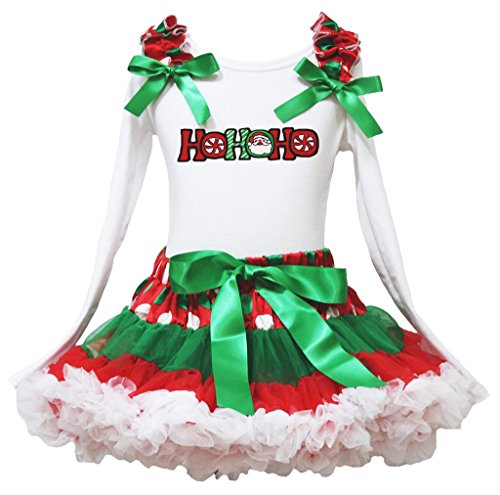 Vestido de Navidad infantil HoHoHo ropa de algodón para crear recuerdos inolvidables en niñas