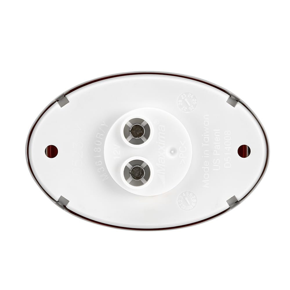 Amazon.com: Maxxima M36180R Red LED Mini Oval Clearance Marker  