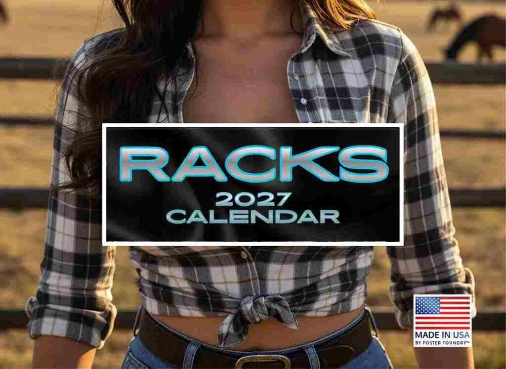Racks Calendar 2027 Monthly Wall Calender 12 Month