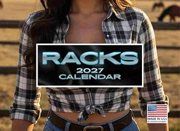 Racks Calendar 2027 Monthly Wall Calender 12 Month