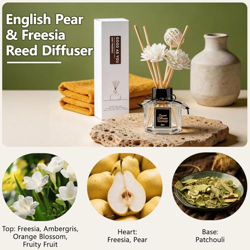 Difusor de varillas English Pear & Freesia 1.7 fl oz miniatura 5