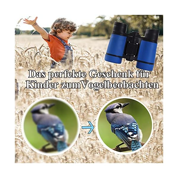 COOLEAD Klein Ferngläser Kinder Mädchen Jungen Fernglas Geschenk Mini Wasserdicht Kinderfernglas Kompakt Taschenfernglas… – Bild 5