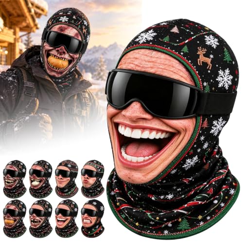 Funny Ski Mask Old Man Realistic Balaclava 3D Printed Full Face Winter Mask - image 7