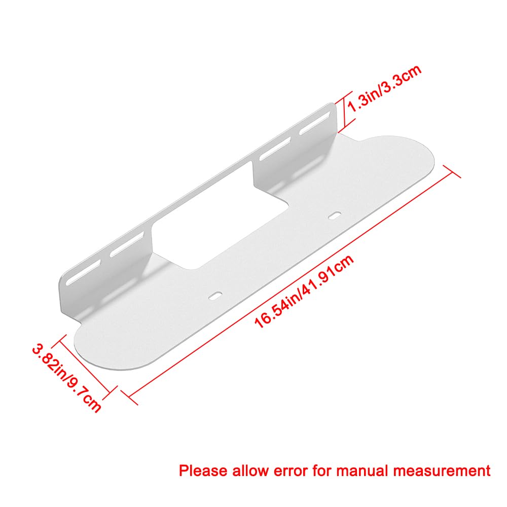 TopHomer Supporto soundbar Sonos Beam staffa compatibile Gen 1 Gen 2 bianco