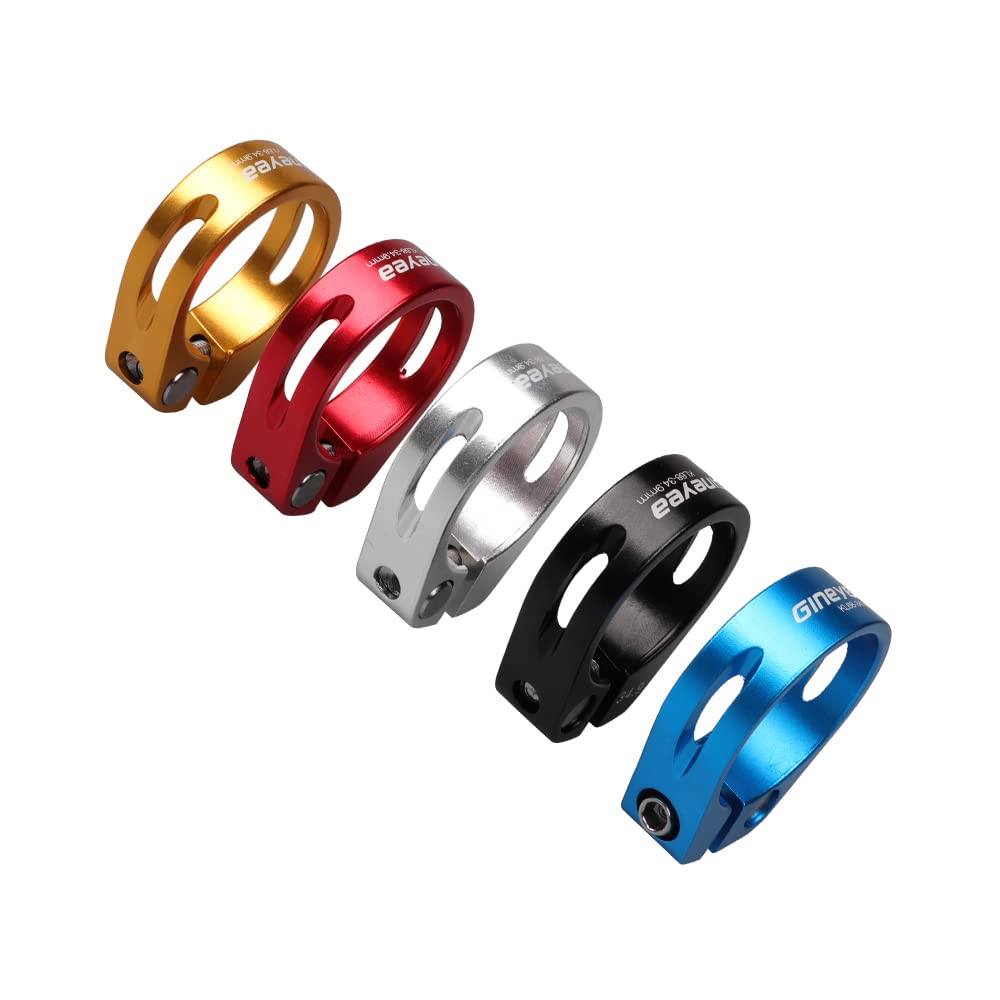 Collier De Serrage De Tige De Selle En Fibre De Carbone – Noir, Ouverture Polie, Léger, Pour VTT Et Vélo De Route (27,2 Mm)