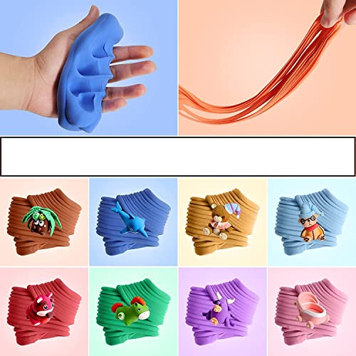 Image of Chanak Clay Dough for Kids Creatives Modelling Dough Set of 5 Clay for Craft Taste-Safe Clays Set Moudling Toys for Children DIY Craft Activity, BIS Approved, 50g Each