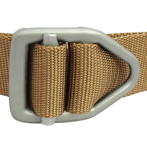 Bison Designs 38MM Heavy Duty Nylon Web Belt (Brown/Gunmetal, XL)2
