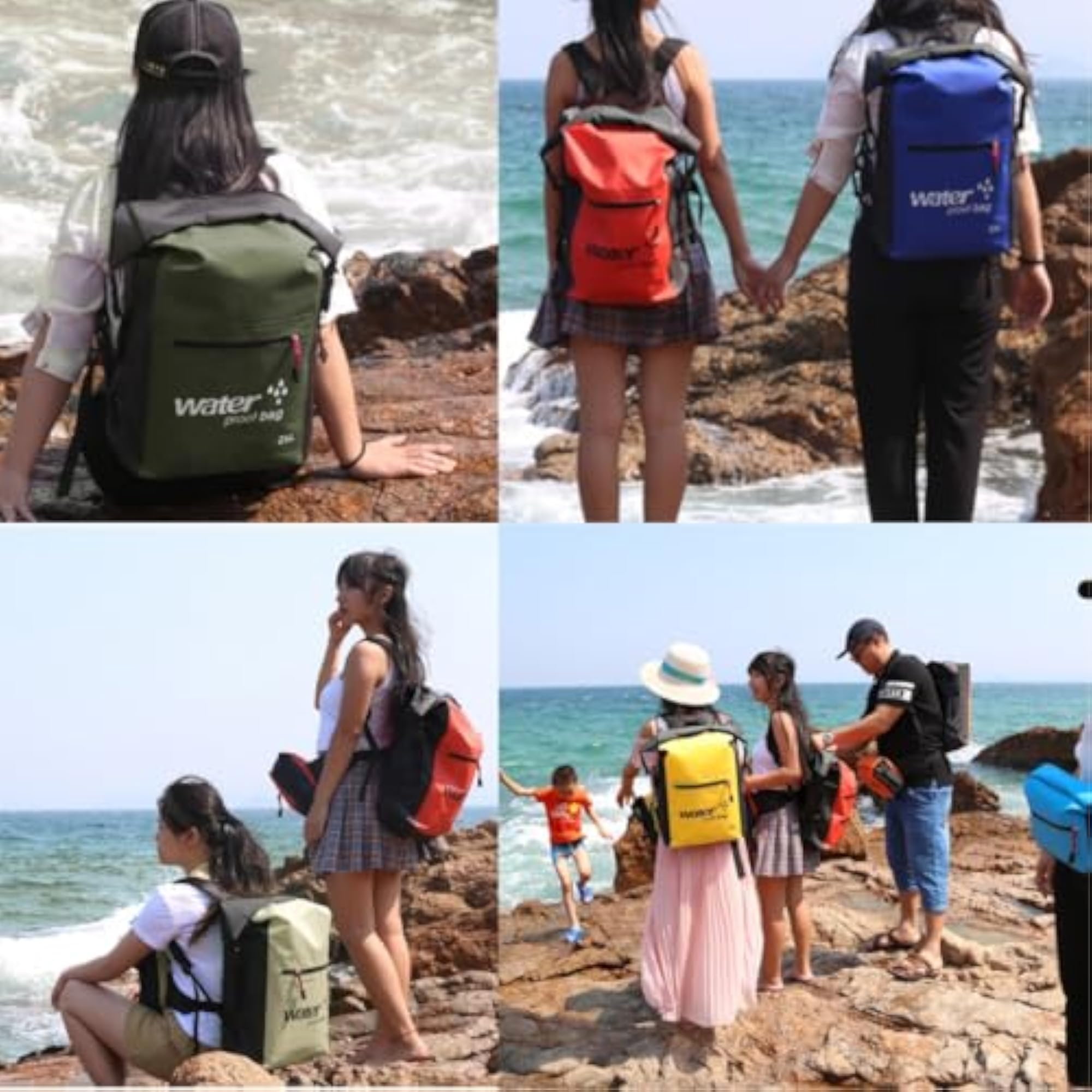 PVC Water Resistant Backpack for Water Sports Storage