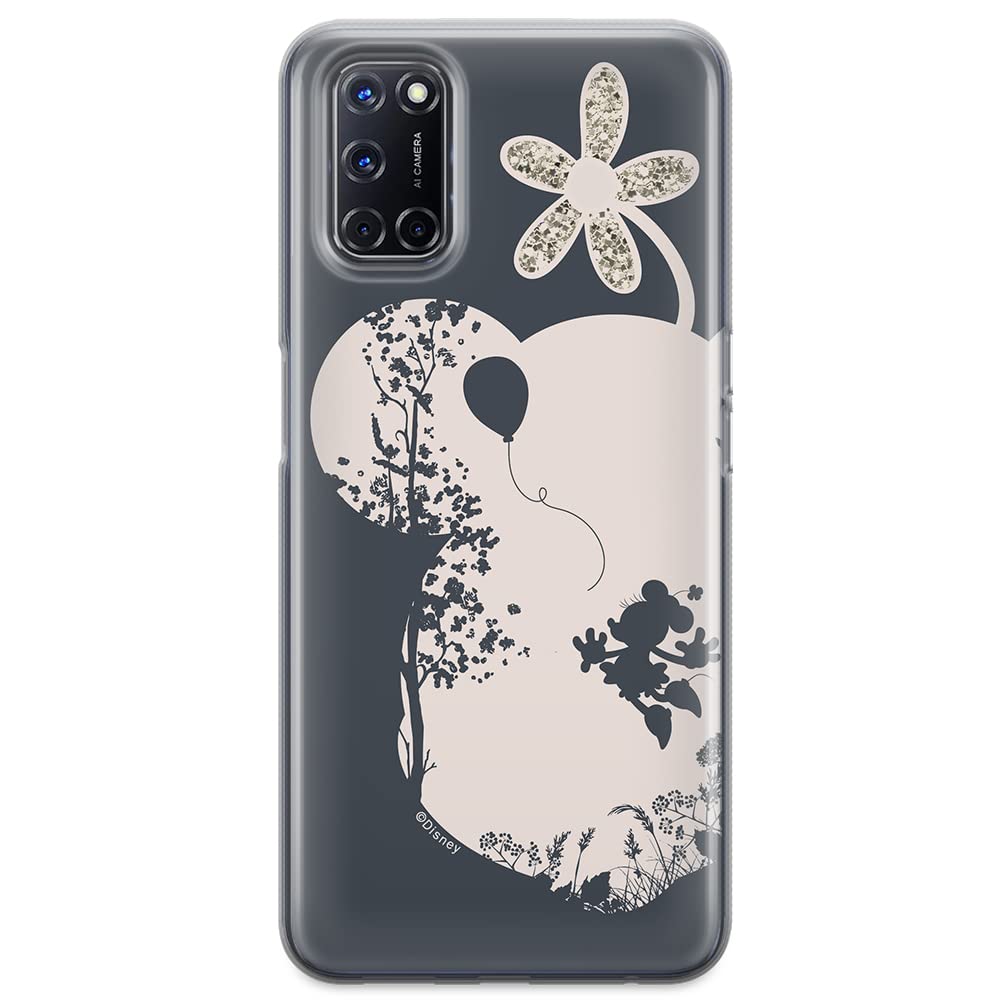 ERT GROUP custodia per cellulare per Oppo A92/ A72/ A52 originale e con licenza ufficiale Disney, modello Minnie 046 adattato in modo ottimale alla forma dello smartphone, parzialmente trasparente