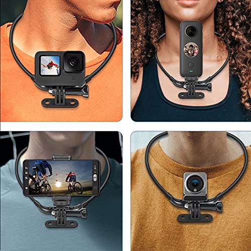 Support de cou portable mains libres, sangle de suspension POV pour vloggers