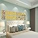 Produktbild Wandaufkleber mirror Acrylic Removable Diy Wall Decoration Wall Sticker,25Cm*25Cm*4 Pcs Gold