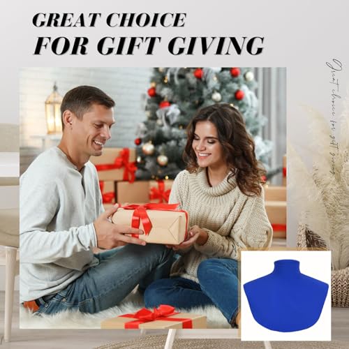 Image of Cutecrop Turtleneck Dickey Extra Large Fake Collar Detachable Dickey Collar Half Mock Turtleneck for Men Women