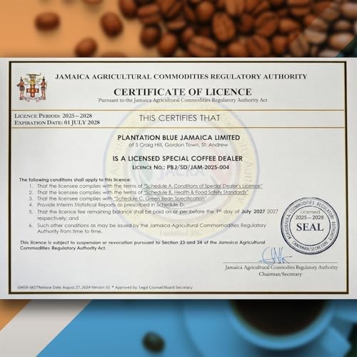 Plantation Blue 100% Jamaica Blue Mountain