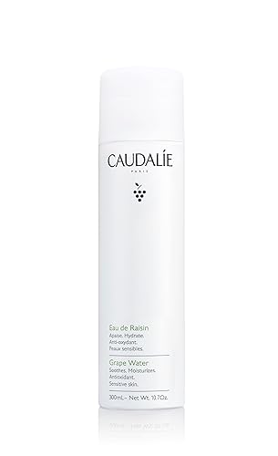 Caudalie Spray facial hidratante con agua de uva espray facial orgánico calmante para hidratar y fortalecer instantáneamente la barrera de la piel,