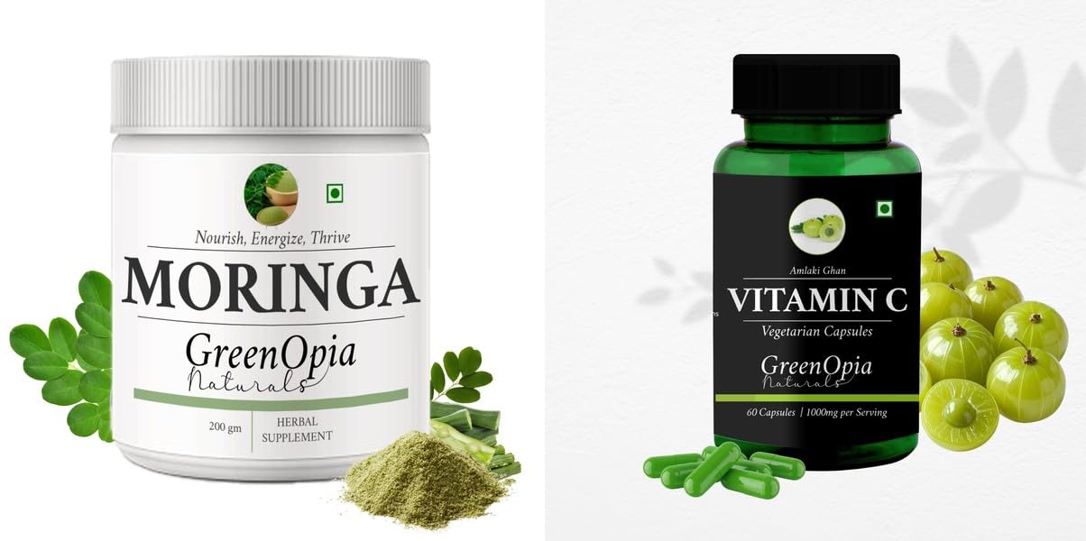 Moringa Oleifera Powder Vitamin C Wellness Daily Vitality 60 CAPSULES-image-43