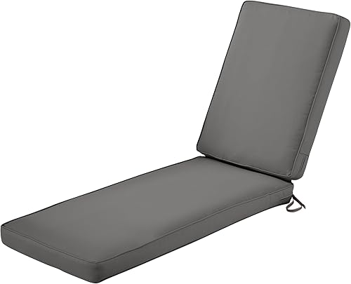 Classic Accessories Montlake Chaise - Funda para cojín, espuma y funda extraíble
