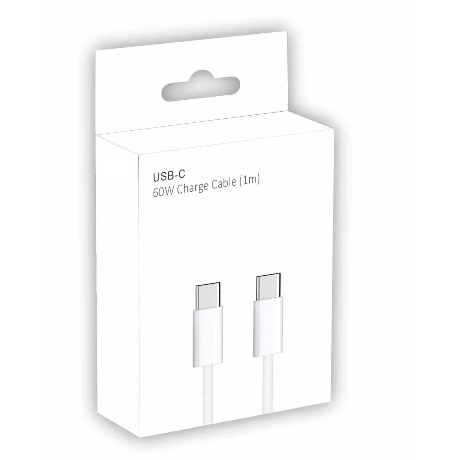 iPhone 15/16 ve Android İçin Type C-C, 60Watt PD, ÖRGÜLÜ, Hızlı Şarj Kablosu (100 CM)