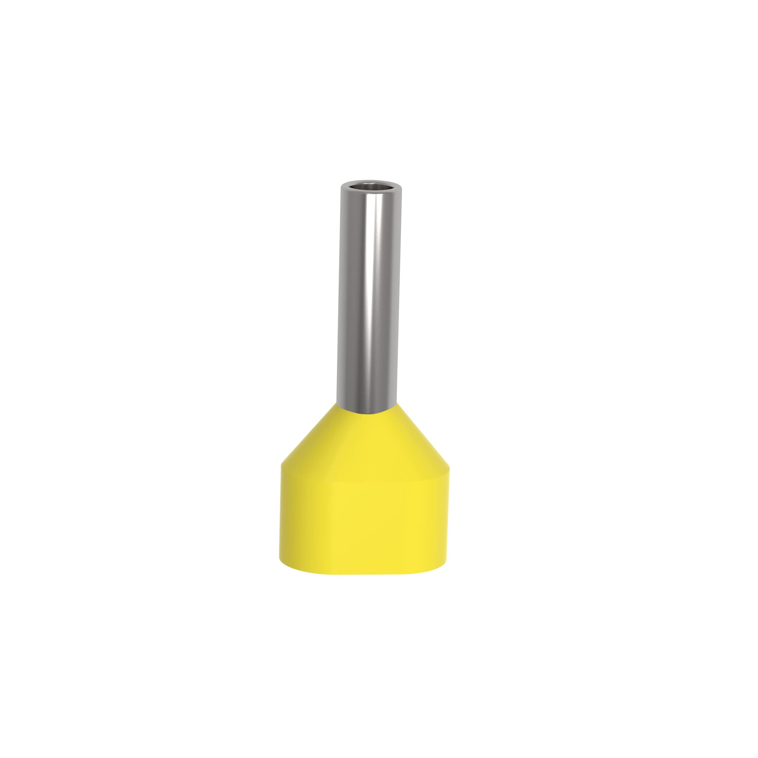 AUPROTEC Puntalini isolati Twin 0,5-16 mm² Doppio Terminali a Bussola: 1000 pezzi, 6.0 mm² Giallo