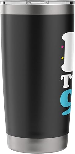 Miniatura 4 de Vaso aislado de acero inoxidable de los años 90, 1990, 90, disfraz retro para fiesta de nostalgia