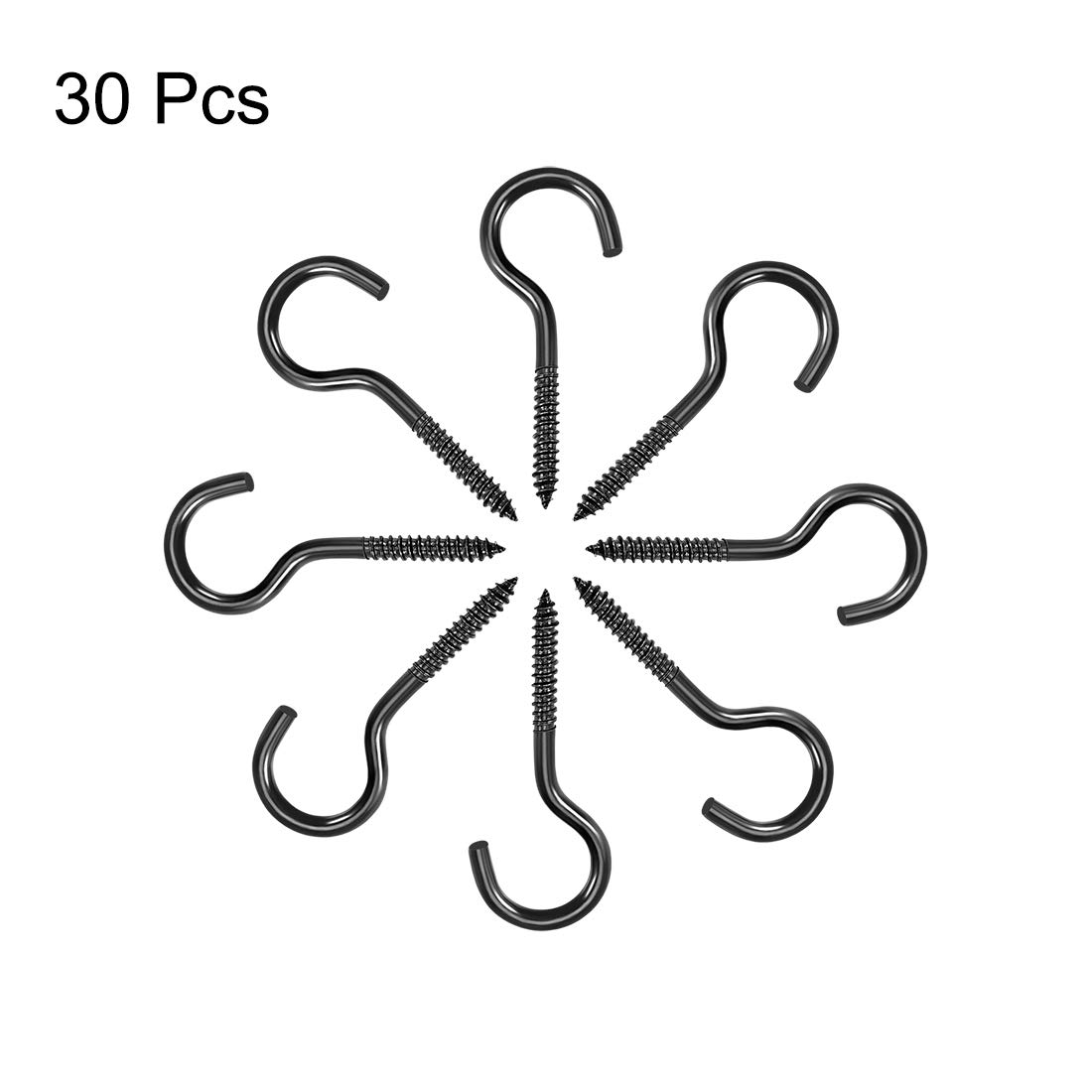 300 Pcs Stainless Steel Eye Screws 0.67" Heavy Duty Hooks - View #6