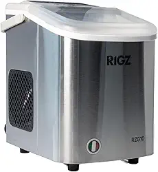 Máquina de Gelo Rigz RZG10 12kg/dia – Portátil, Produção Rápida (220, Volts)