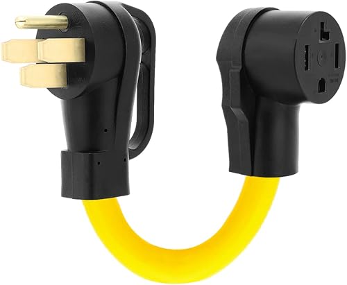 Miniatura 1 de Cable adaptador resistente de 14-50P a 14-30R, cable adaptador de corriente macho de 50 amperios para secadora de 30 amperios, cable adaptador de