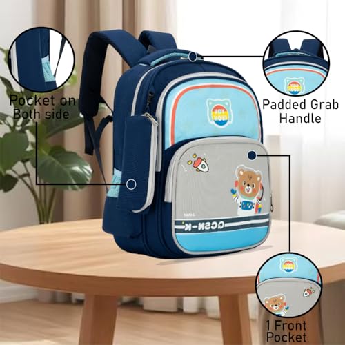 Image of Tinytot 22 Litre 17-Inch Waterproof Large School Bag for Boys & Girls, Kids School Bag, School Backpack for Girls and Boys, for Kids, Ideal for Children